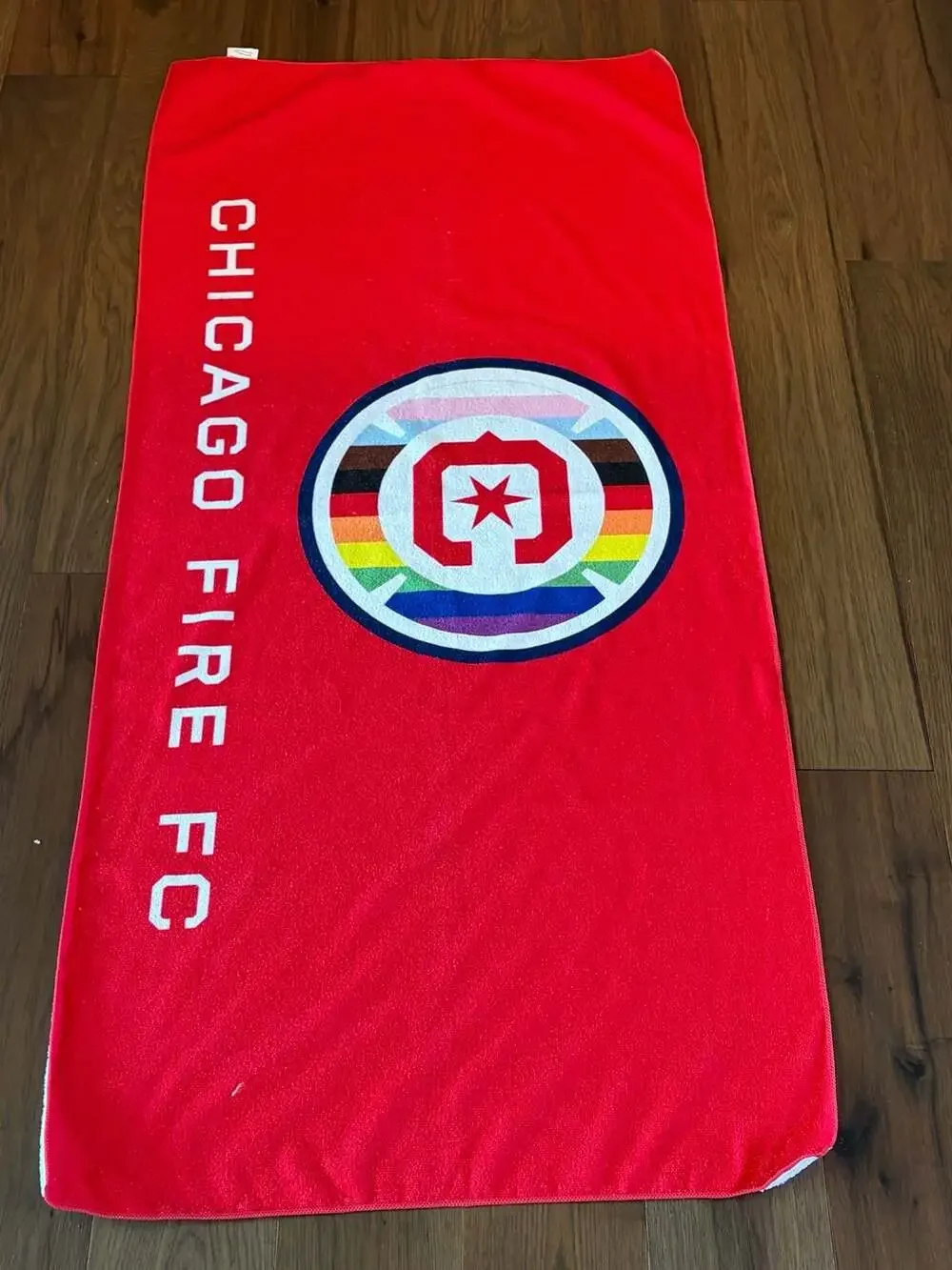 Chicago Fire FC Pride Beach Towel Microfiber